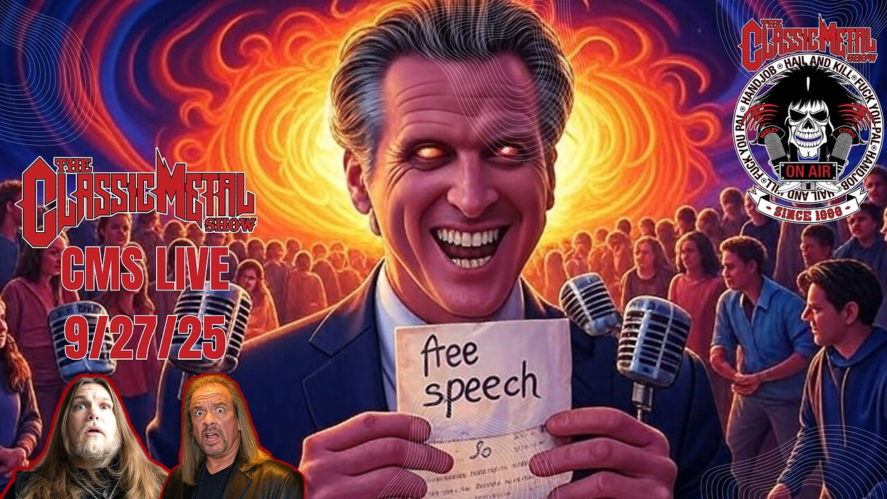 The Classic Metal Show LIVE! 9/27/25 (Comm. Free w/Bonus Segment)