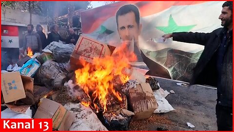 New Syrian security forces burn cannabis, Captagon pills captured in Assad’s warehouses in Damascus