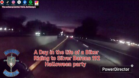 A Day in the life of a Biker Riding to Silver Barons 192 Halloween party #theoutlawpreacher