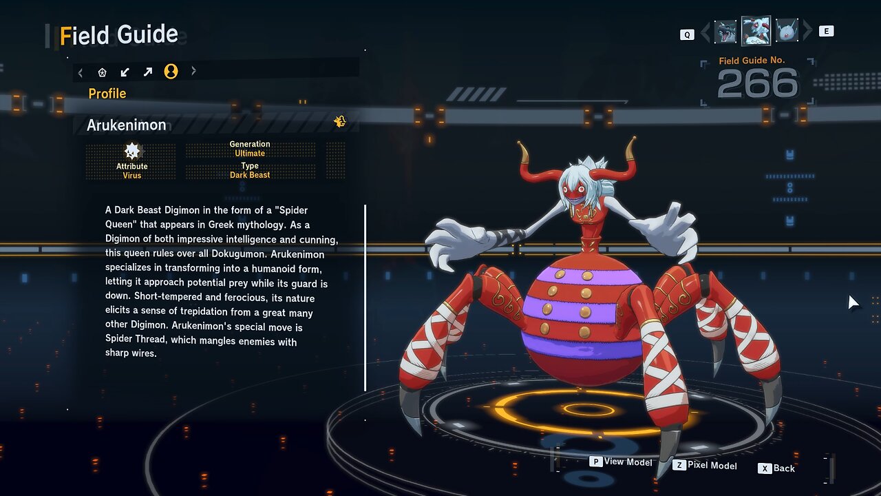 arukenimon all digivolution/de-digivolution/profile Digimon Story Time Stranger