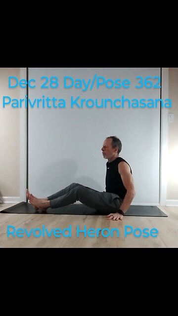 Parivritta Krounchasana / Revolved Heron Pose