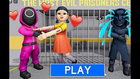 SQUID GAME GUARD FALL IN LOVE WITH YOUNG-HEE in Barry Prison Obby #roblox