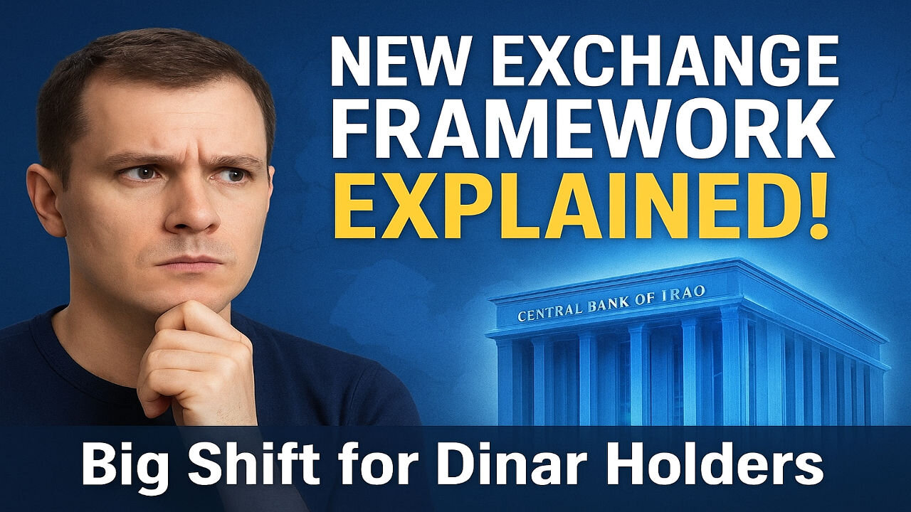 🚨BREAKING Iraq’s Central Bank Reveals New Exchange Framework Major Shift for Iraqi Dinar Holders! 💰