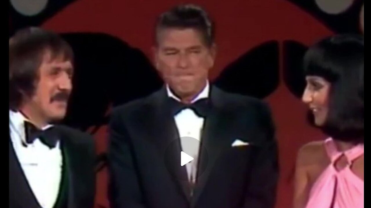 Ronald Reagan on Sonny and Cher #ronaldreagan