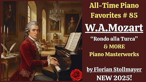 All-Time Piano Favorites # 85 W.A.MOZART “Rondo alla Turca” & MORE Piano Masterworks NEW 2025!