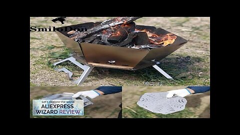 SmiloDon Camping Brazier Folding Bonfire Stove Portable Firewood Burner Campfire Furnace Review