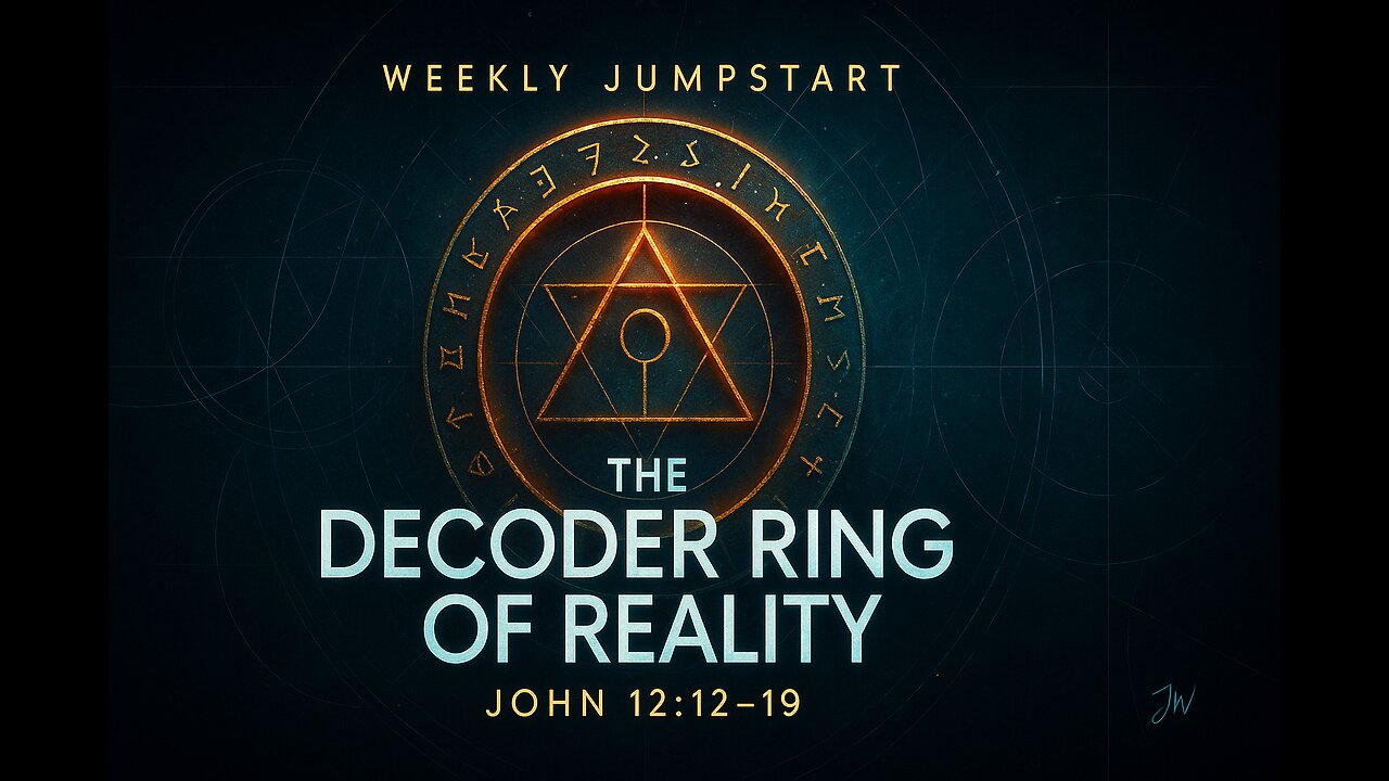 The Decoder Ring of Reality - John 12:12-19