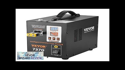 VEVOR Battery Spot Welder 737G Pulse Spot Welder Portable High-Power Battery Welding Review