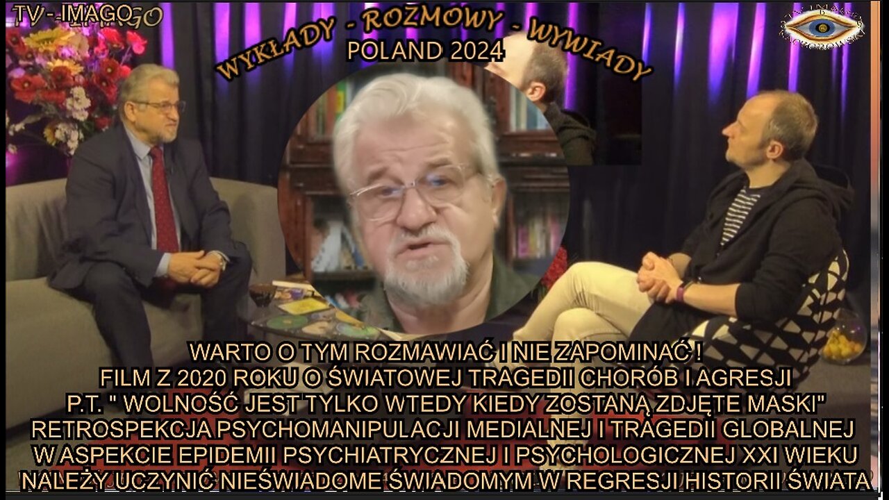 WOLNOŚC JEST TYLKO WTEDY KIEDY ZOSTANĄ ZDJĘTE MASKI. FILM O SWIATOWEJ TRAGEDII CHORÓB I AGRESJI