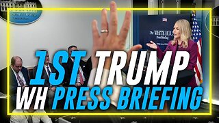 Watch Trump & Karoline Leavitt's First White House Press Briefing With Alex Jones - 1/28/25