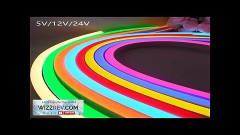 5V 12V 24V Led Neon Strip Light 6mm Narrow Rope Flex Tape Review