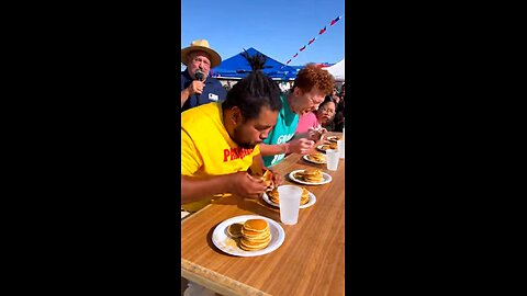 Pancake eating contest