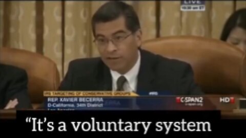 "Tax Is Voluntary" - Rep: Xavier Becerra