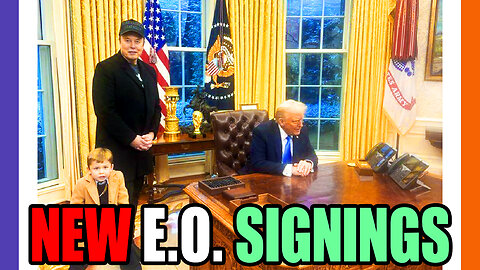 🚨BREAKlNG: Trump Signs NEW Executive Orders 🟠⚪🟣