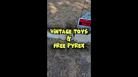 Are you robbing them if they are giving it away? #garagesalefinds