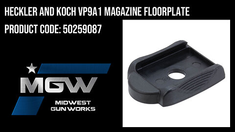 Heckler and Koch VP9A1 Magazine Floorplate - 50259087