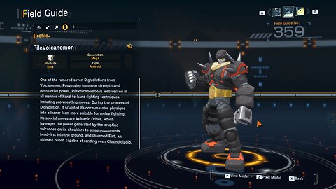 pilevolcanomon all digivolution/de-digivolution/profile Digimon Story Time Stranger