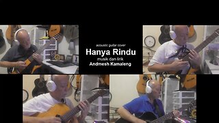"Hanya Rindu" acoustic guitar instrumental cover