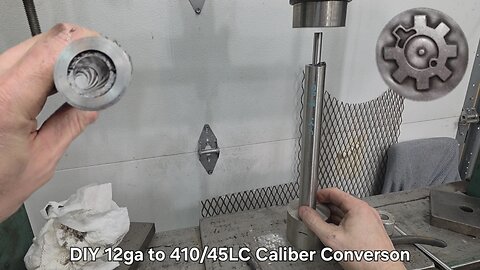 DIY 12ga to 410/45LC Caliber Conversion Adapter Sleeve
