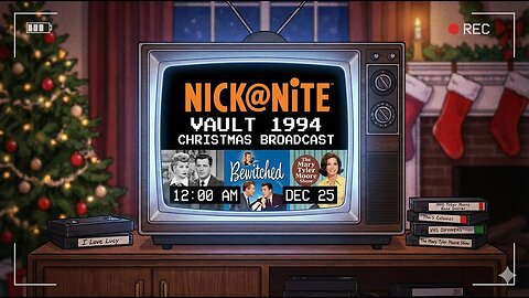 Nick@Nite’s 1994 Christmas Party 🎄 Full Broadcast with 90s Commercials
