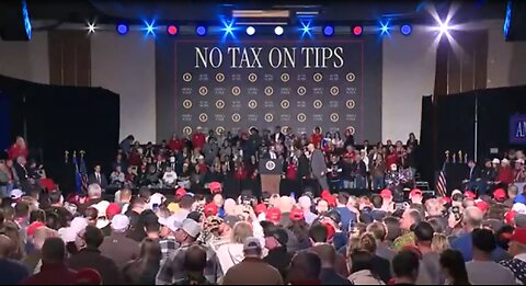 Trump - No Tax on Tips Rally - Gig News