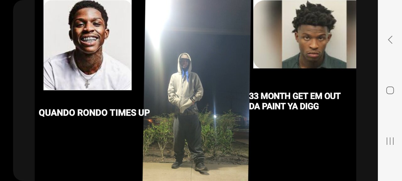 33 MONTH BEHIND BARS QUANDO RONDO BEHIND BARS STAND TALL ACCUSED OF SELLIN MARIJUANA WIT QR CODES💪🏾🔵