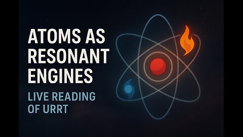 I figured out Atoms you guys. - Theory Bridges Science & Spirituality ; By: Emerson F. Dowell