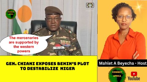 NIGER: PRES. CHIANI SAYS BENIN WORKING WITH FRANCE TO DESTABILIZE HIS COUNTRY