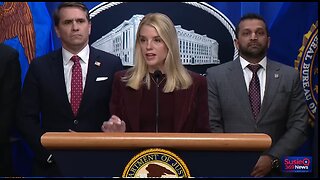US Attorney General Pam Bondi and FBI’s Kash Patel announce MAJOR law enforcement update