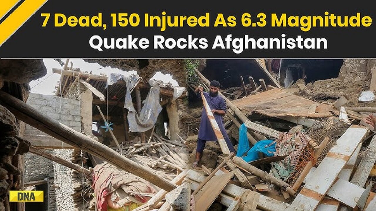 At Least Seven Killed Magnitude-6.3 Quake Strikes Afghanistan - Giant Hail Causes Injuries Australia