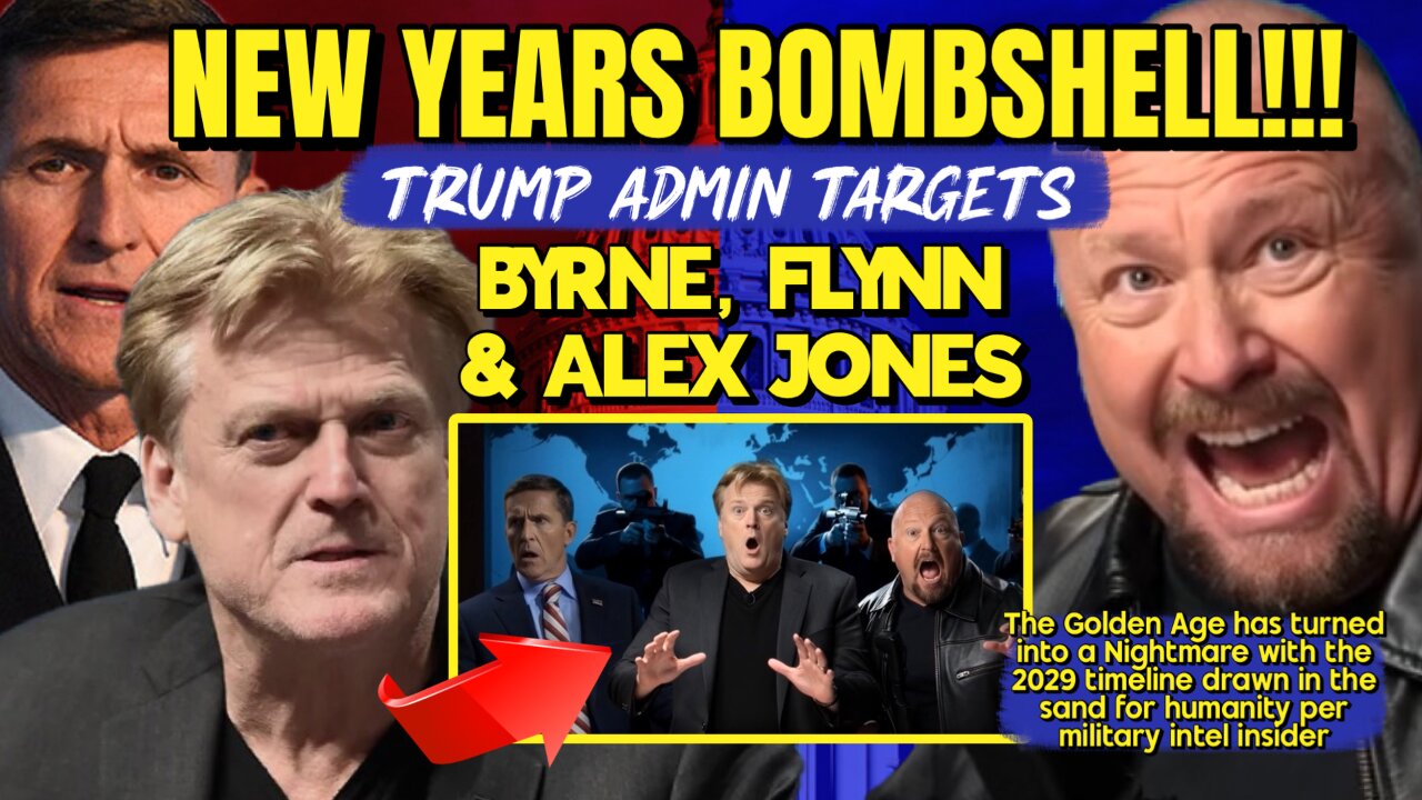 The Awake Nation 01.05.2026 New Years Bombshell: Trump Admin Targets Byrne, Flynn And Alex Jones