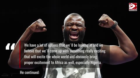 Anthony Joshua could be offered a comeback fight in Nigeria with Martin Bakole