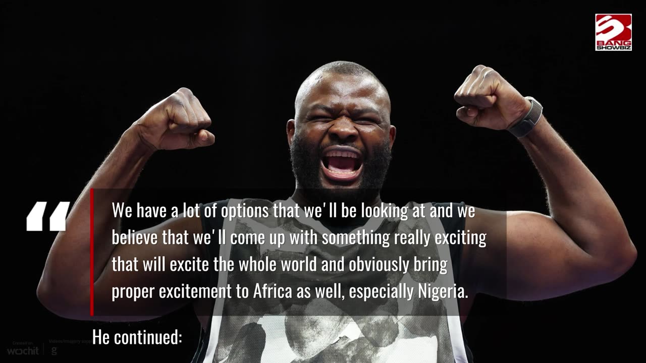 Anthony Joshua could be offered a comeback fight in Nigeria with Martin Bakole