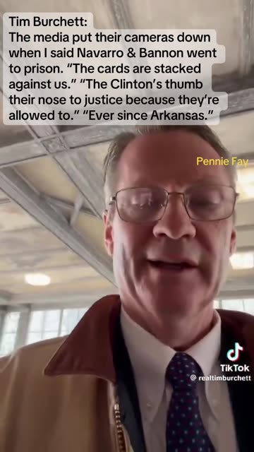 Tim Burchett: The Clinton’s thumb their nose to justice because they’re allowed to.