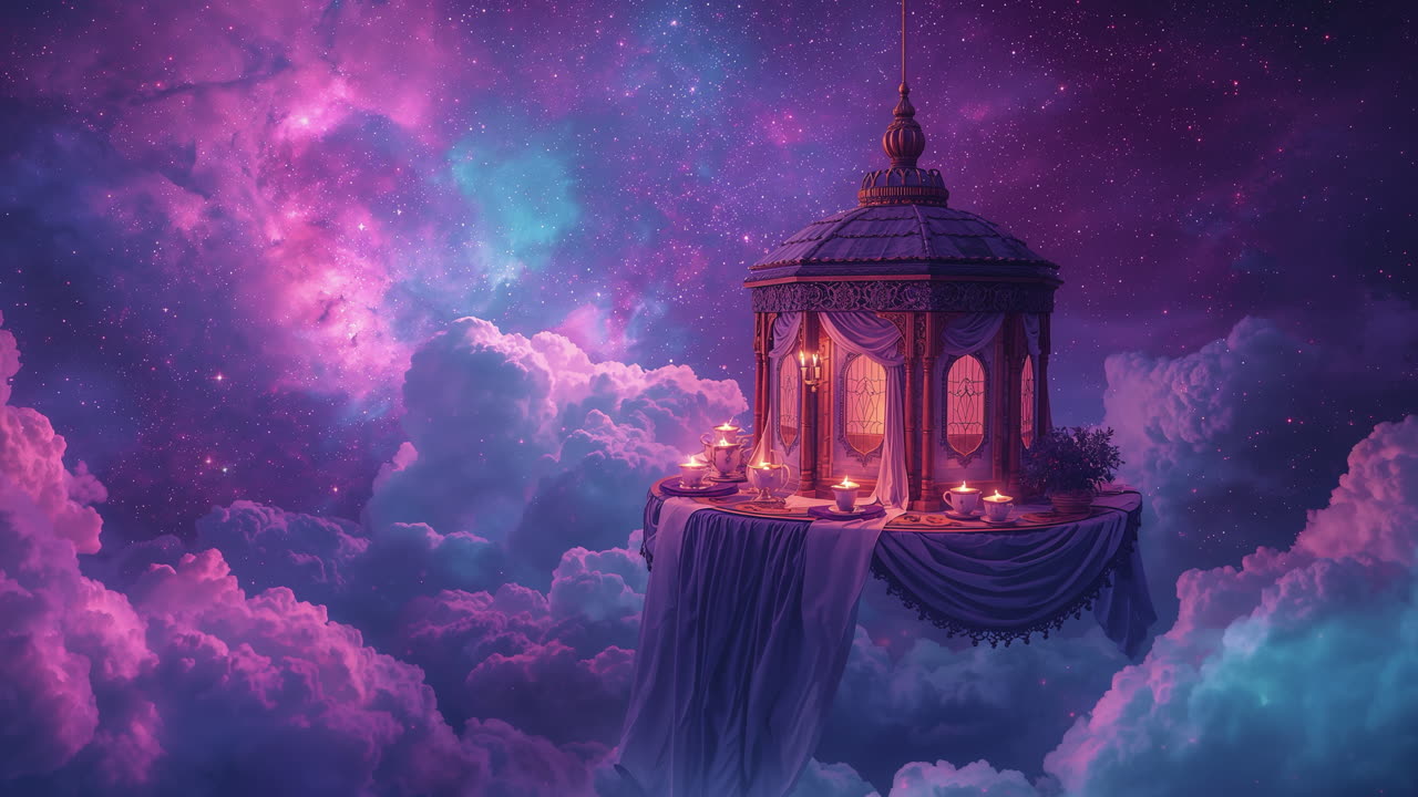 Reminisce - Ambient Space Music for Deep Relaxation and Focus | Cosmic Teahouse Sounds