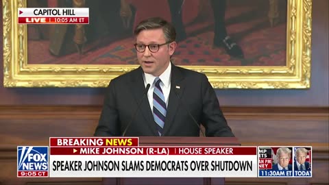 SPEAKER JOHNSON: "Chuck Schumer has been in Congress for FORTY-FOUR years.