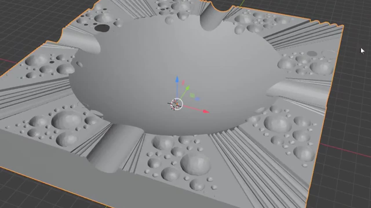 “Decorative 3D Chandelier – Blender Model Showcase”