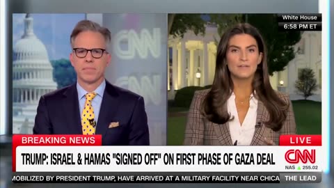 🤡 Jake Tapper's first reaction is to refuse to call it a peace deal.