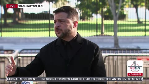 WATCH: President Zelenskyy speaks to the Press about his meeting with President Trump - 10/17/2025