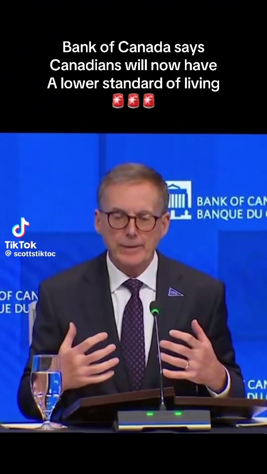 Central Bank of Canada decided to lower income for Canadian Nationals ?