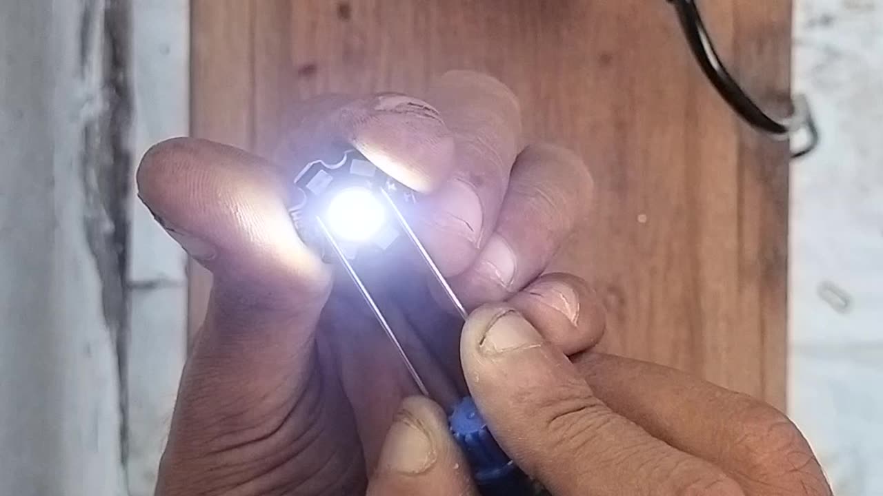 Homemade LED bulb tester