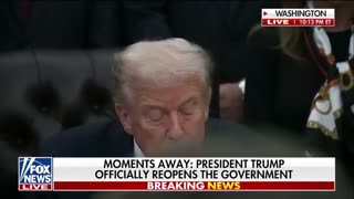 BREAKING: President Trump has Signed the Bill to RE-OPEN the Government from the Schumer Shutdown