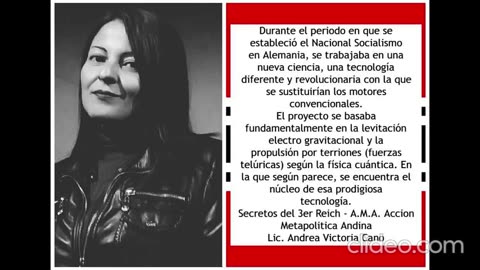 A.M.A. Accion Metapolitica Andina - Autora Lic. Andrea Victoria Cano