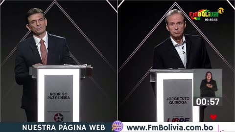 🎥 EN VIVO | DEBATE PRESIDENCIAL: RODRIGO PAZ Y TUTO QUIROGA CARA A CARA