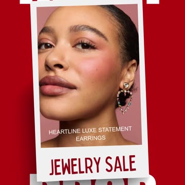 AVON HEART DROP JEWELRY SALE