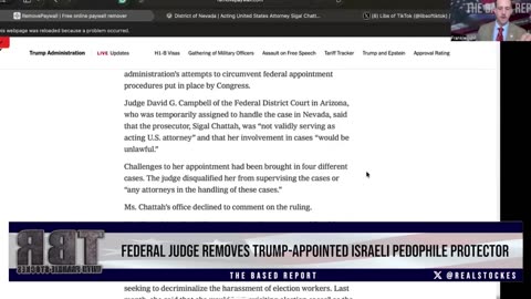 THE BASED REPORT: Top Trump Adviser Takes $6 Million to Register as Foreign PsyOp Agent for Israel
