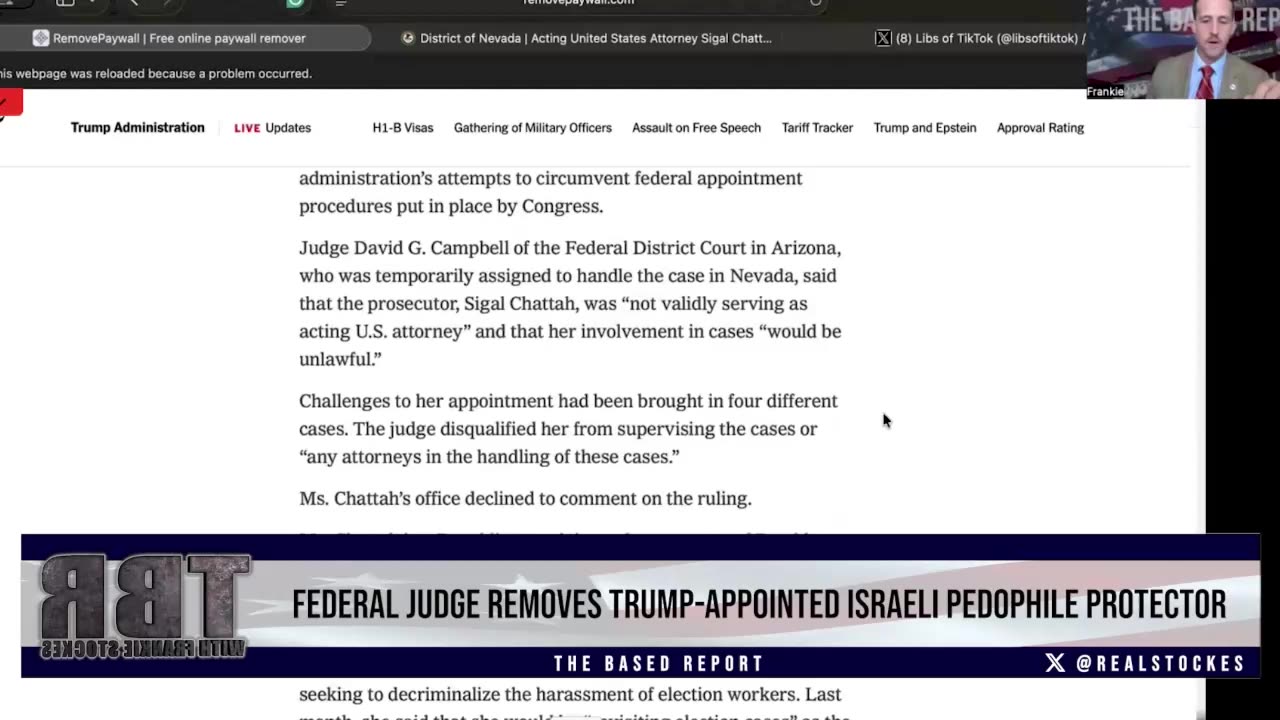 THE BASED REPORT: Top Trump Adviser Takes $6 Million to Register as Foreign PsyOp Agent for Israel