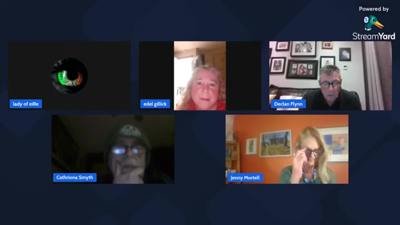 WakeUpéiRe volunteers talk with Lady of éIRe.