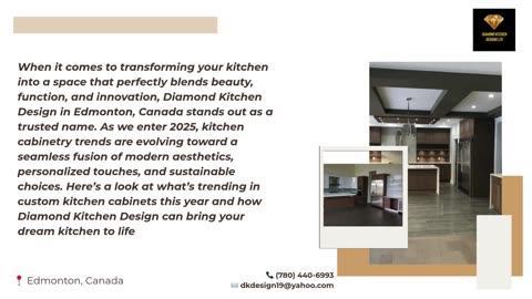 Custom Kitchen Cabinets Canada by Diamond Kitchen Desings