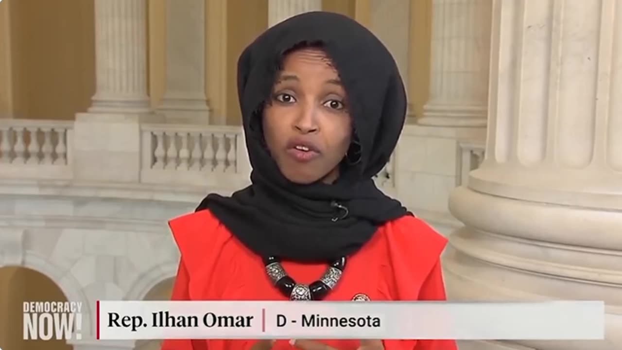 Who does Ilhan Omar blame for Venezuela's state? The United States of America.